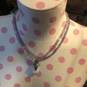 Opal sterling vintage necklace 8